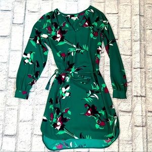 Green Floral Dress